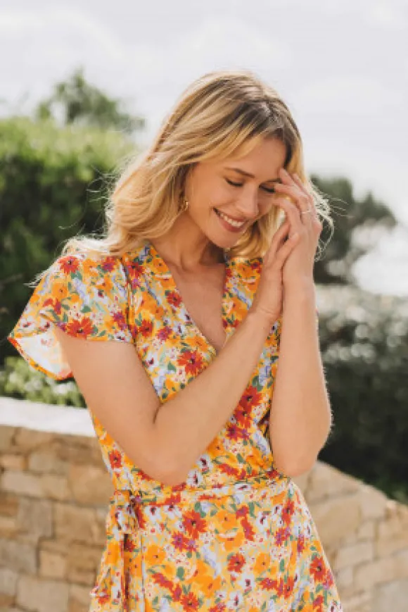 ROBE AMALIA FLEUR D ÉTÉ