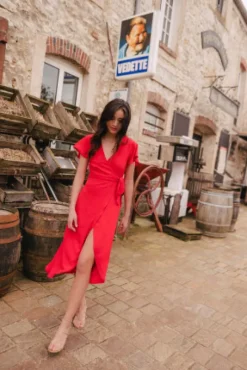 ROBE AMALIA ROUGE