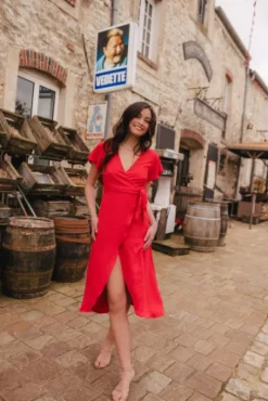 ROBE AMALIA ROUGE