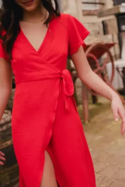 ROBE AMALIA ROUGE