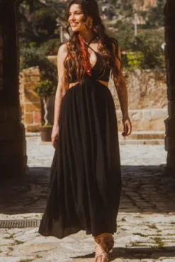 ROBE ANGÉLIQUE NOIR