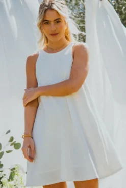 ROBE ATHÉNAIS BLANC