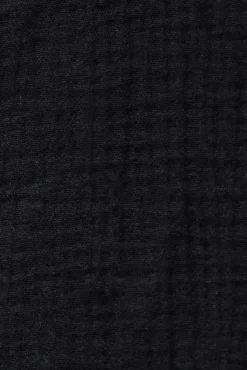 ROBE ATYS NOIR COTON