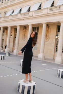 ROBE CHARLOTTE NOIR