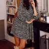 ROBE EUGÉNIE BANDANA KAKI