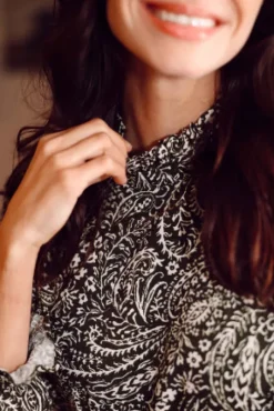 ROBE EUGÉNIE BANDANA KAKI
