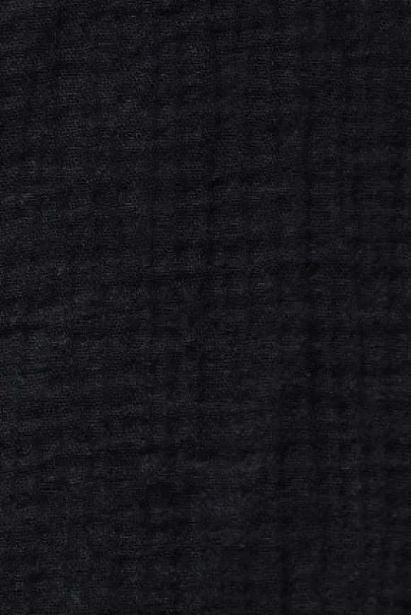 ROBE FANNY NOIR COTON