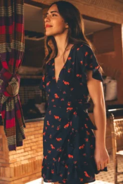ROBE FLORIE BOUQUET ROUGE