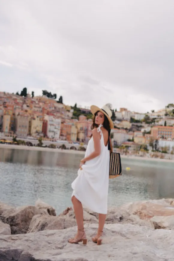 ROBE ISABELLA BLANC COTON