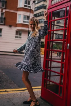 ROBE JANNA SEQUIN ARGENT