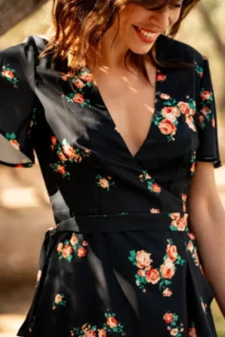 ROBE JOSÉPHINE BOURGEONS DE ROSES
