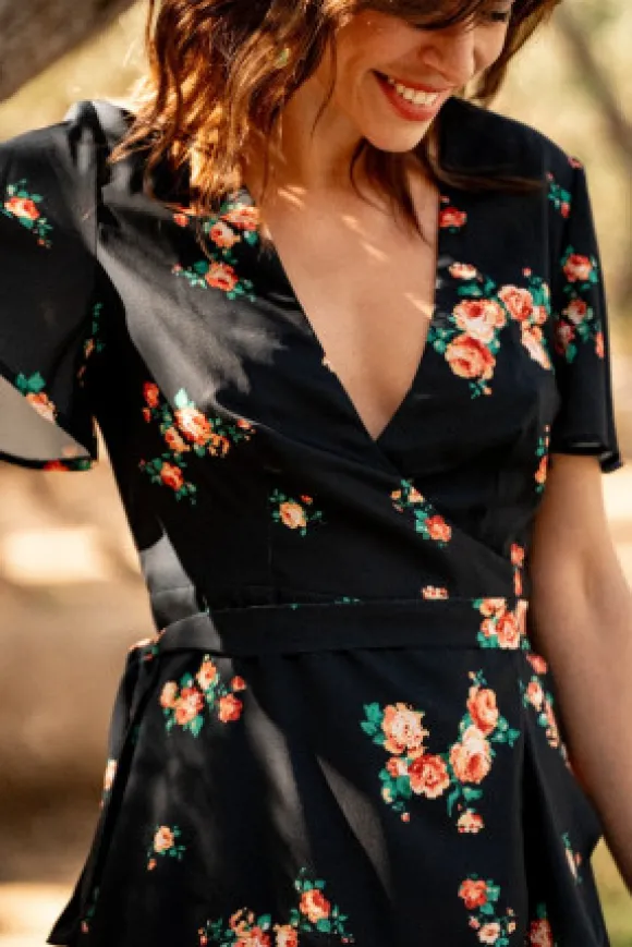 ROBE JOSÉPHINE BOURGEONS DE ROSES