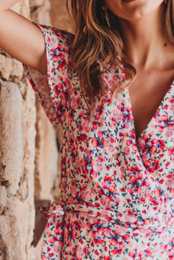 ROBE JOSÉPHINE BOUTON ROSÉ