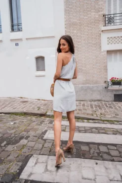 ROBE JUNE GRIS PERLE