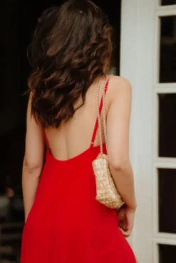 ROBE KATY ROUGE