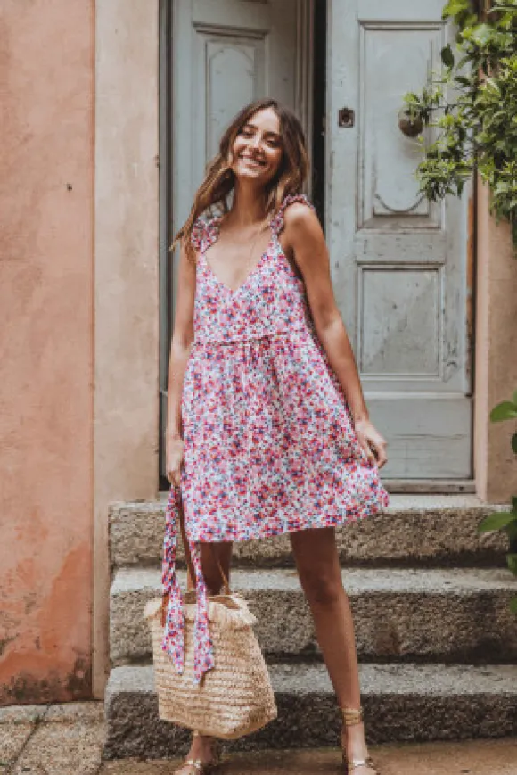 ROBE LIAM BOUTON ROSÉ