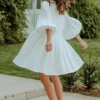 ROBE ÉLISÉ BLANC COTON