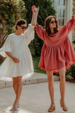 ROBE ÉLISÉ BLANC COTON