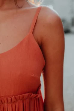 ROBE LÉOLINE ARGILE
