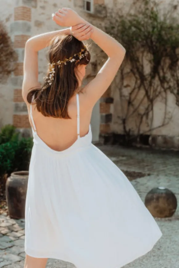 ROBE LÉOLINE BLANC