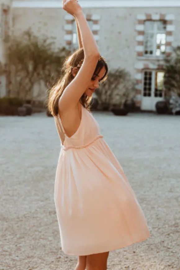 ROBE LÉOLINE ROSE
