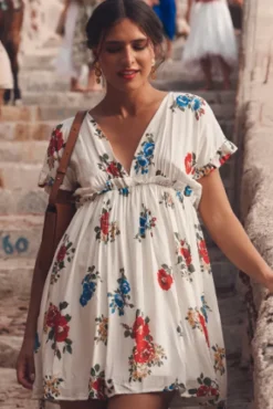 ROBE MANELLE FLORES