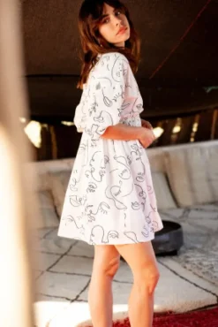 ROBE MARGAUX IMPRIMÉ LINE