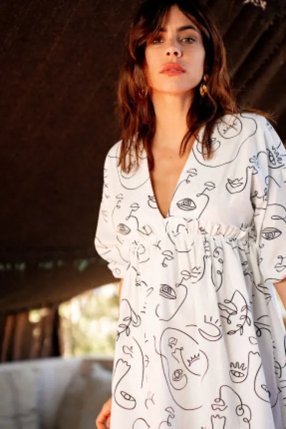ROBE MARGAUX IMPRIMÉ LINE
