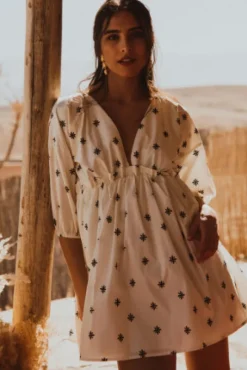 ROBE MARGAUX INKA POPELINE