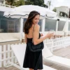 ROBE MARJORIE LIN VISCOSE NOIR