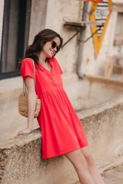 ROBE MARTHA CORAIL