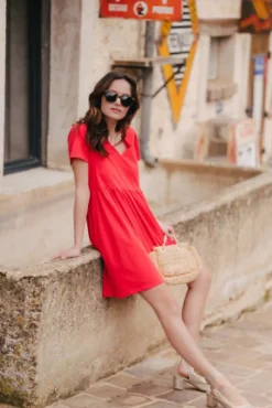 ROBE MARTHA CORAIL