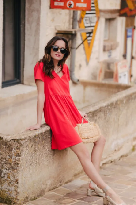 ROBE MARTHA CORAIL