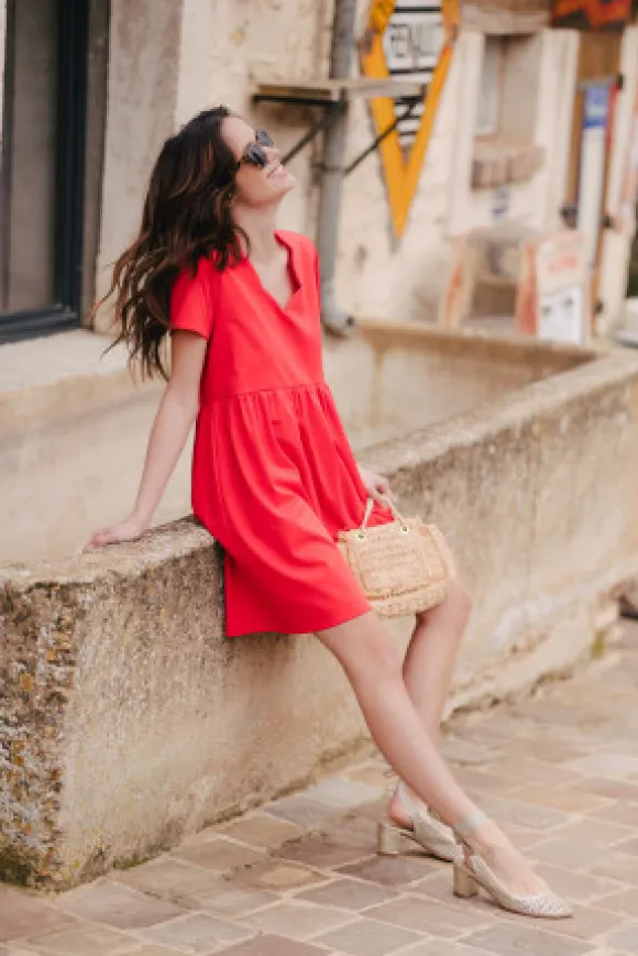 ROBE MARTHA CORAIL