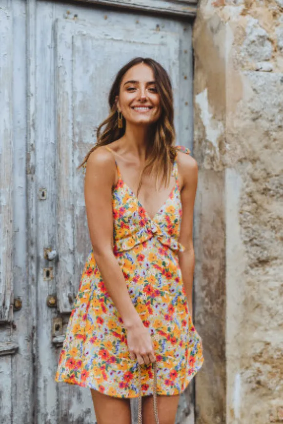 ROBE MÉLINA FLEUR D ÉTÉ