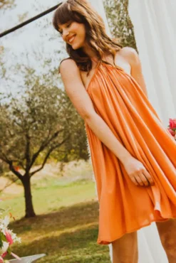 ROBE NANETTE ARGILE