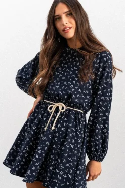 ROBE RADIA IMPRIMÉ PENTO MARINE