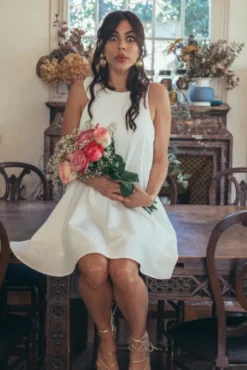 ROBE RAJANE BLANCHE