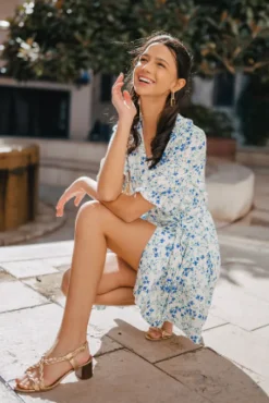 ROBE ROSALIE PORCELAINE