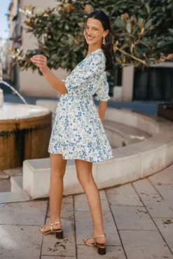 ROBE ROSALIE PORCELAINE