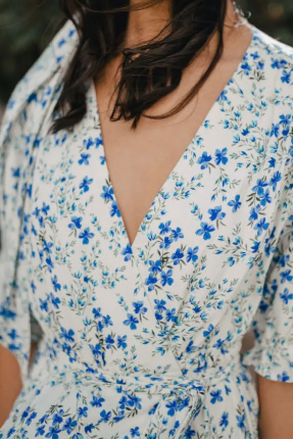 ROBE ROSALIE PORCELAINE