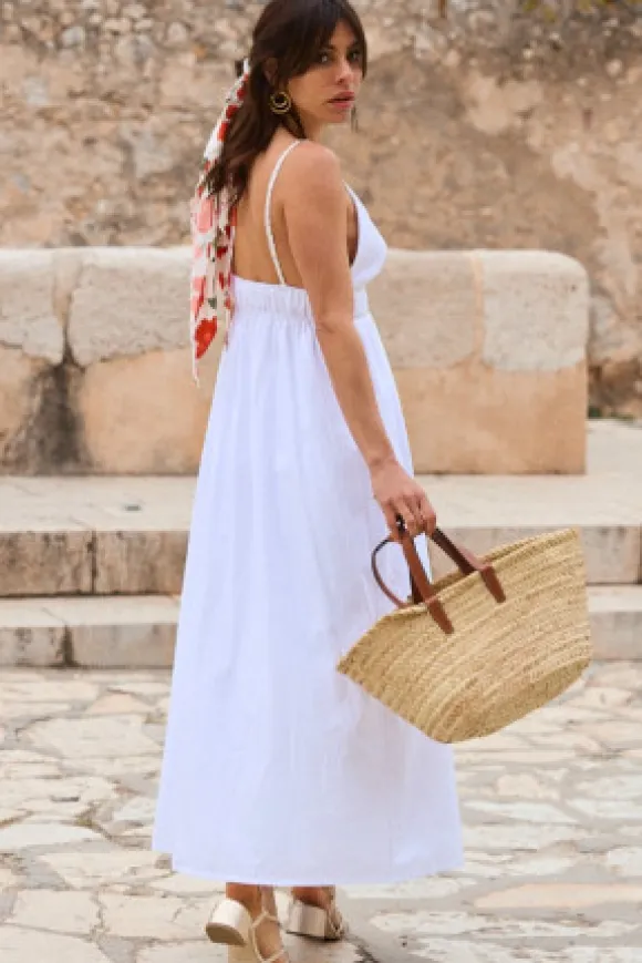 ROBE ROSINE POPELINE BLANCHE