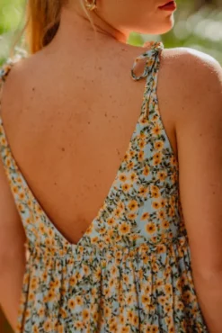 ROBE SALMA MARGUERITE JAUNE