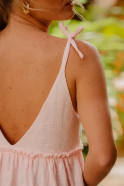 ROBE SALMA ROSE BRODÉ