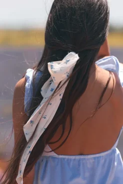 ROBE YARA CHAMBRAY BLEU