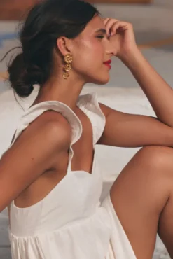 ROBE YARA LIN BLANC
