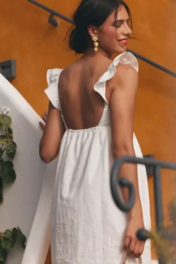 ROBE YARA LIN BLANC