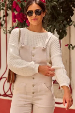 SALOPETTE MAITÉ DENIM BEIGE
