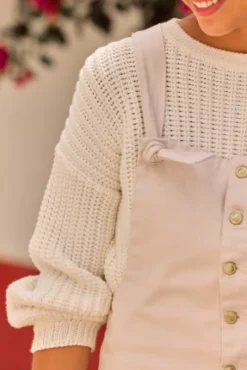 SALOPETTE MAITÉ DENIM BEIGE