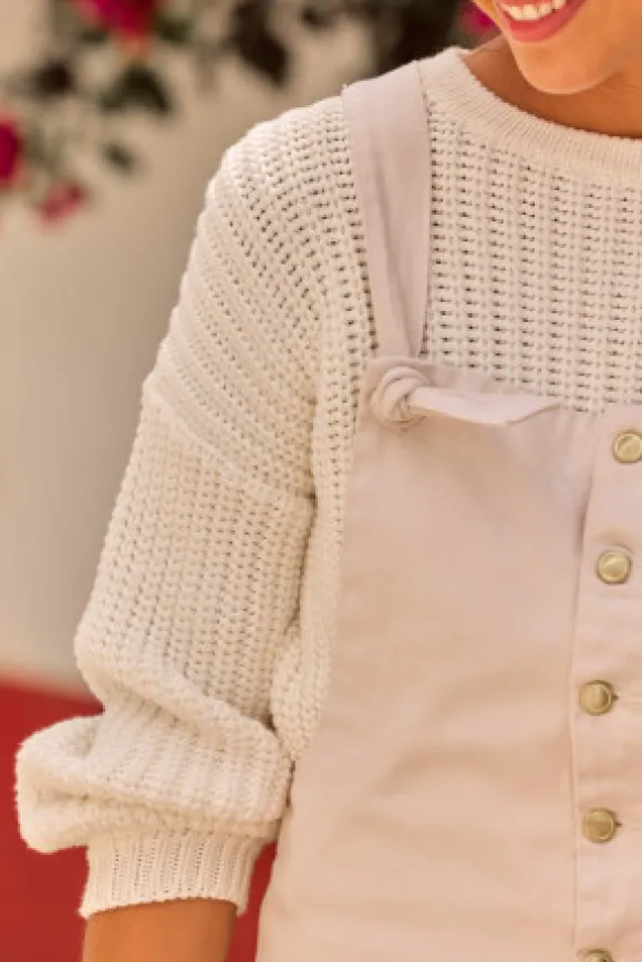 SALOPETTE MAITÉ DENIM BEIGE